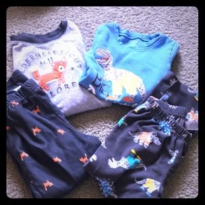 Lot boys Pajamas 2 pairs!!